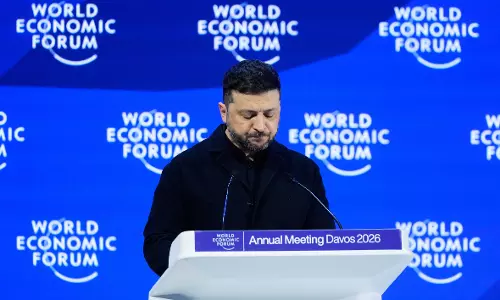 Zelenskyy Slams Europe at Davos as US, Ukraine, Russia Set for Trilateral Peace Talks