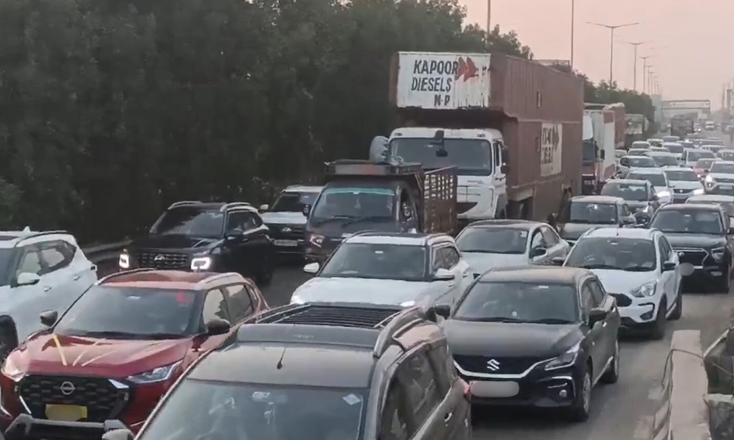 Traffic Snarls After Lorry Crash on NH