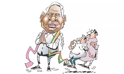 TELANGANA NETA NATTER | BRS Pins Kadiam On Its Poster For A Roaster