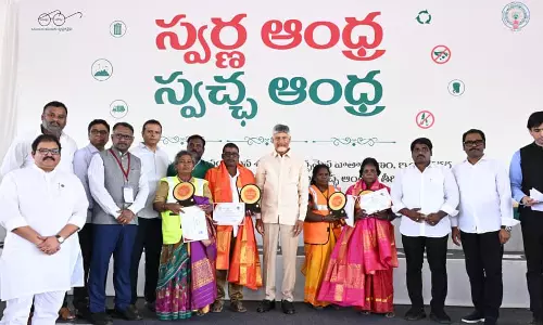 CM Naidu Seeks Improved Performance From Swachh Andhra Corporation CM Naidu Seeks Improved Performance From Swachh Andhra Corporation
