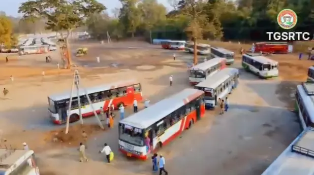 TGRTC Plans 51,000 Trips for Medaram Jatara TGRTC Plans 51,000 Trips for Medaram Jatara