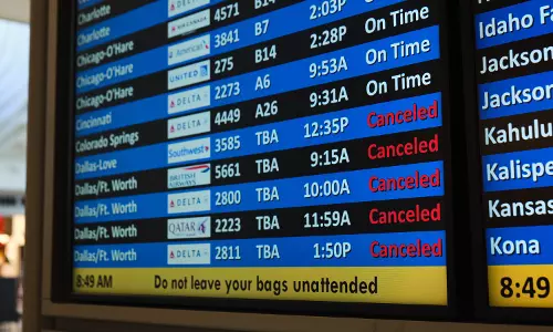 Major Winter Storm Grounds Nearly 12,000 Flights Across US