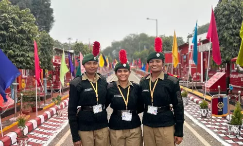 3 Pingle College NCC Cadets To March in Delhi Republic Day Parade 3 Pingle College NCC Cadets To March in Delhi Republic Day Parade