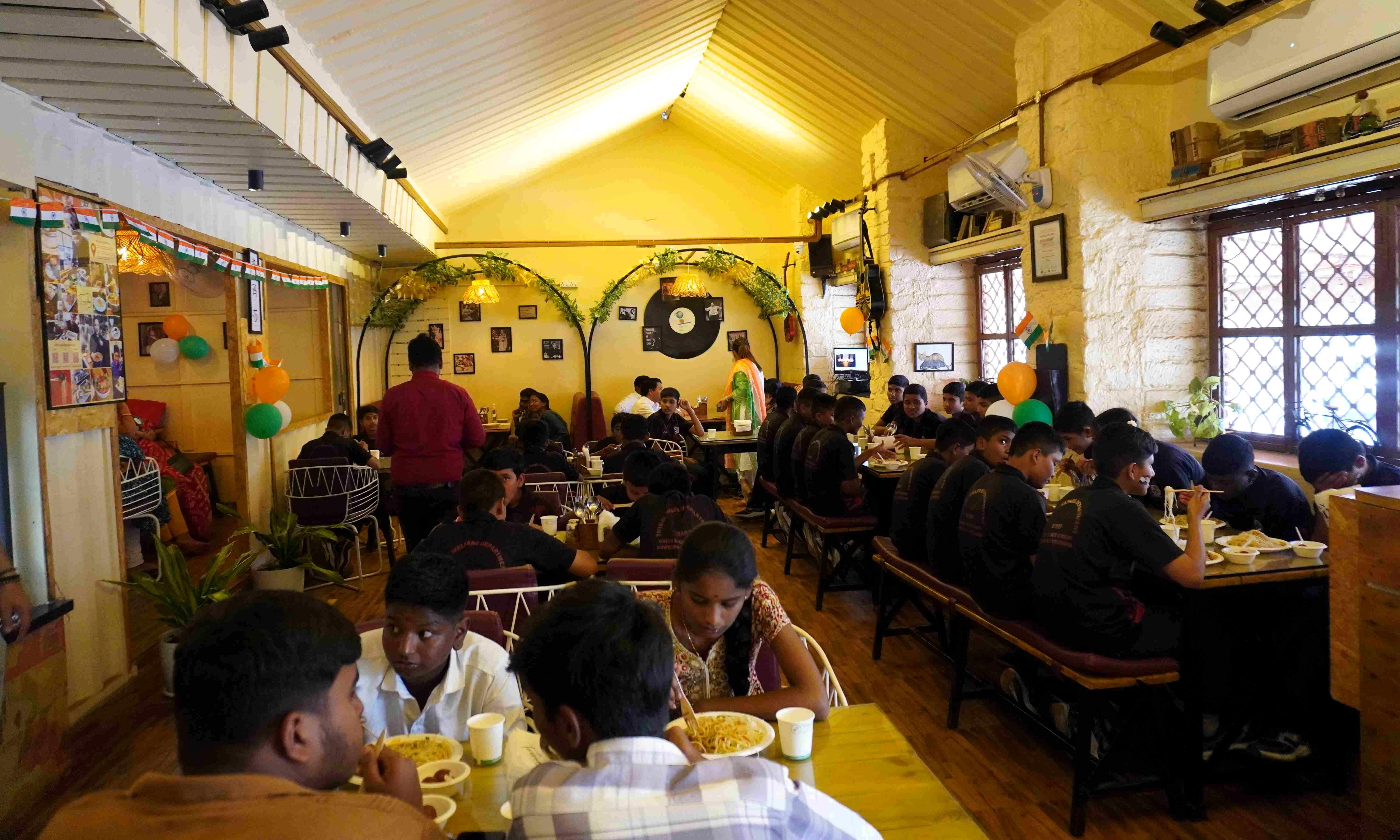 Ta.MA.Sha Veg Café Celebrates Republic Day with Children