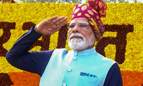 India Displays Military might on 77th Republic Day