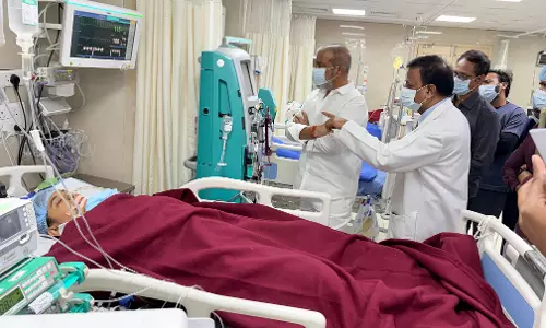 Telangana Excise Constable Critical After Smugglers’ Attack; Family Appeals for Kidney Donation Telangana Excise Constable Critical After Smugglers’ Attack; Family Appeals for Kidney Donation