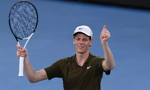 Australian Open: Sinner Fires Up in The Heat To Reach Quarter-finals Australian Open: Sinner Fires Up in The Heat To Reach Quarter-finals