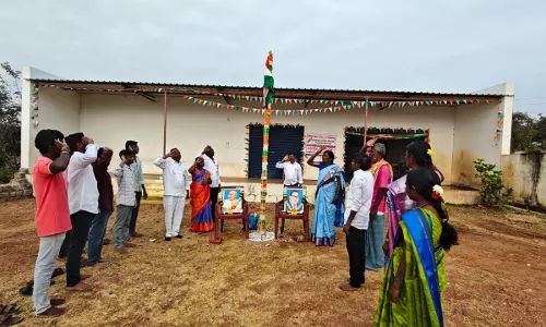 Chenchus Unfurl Tricolour for First Time