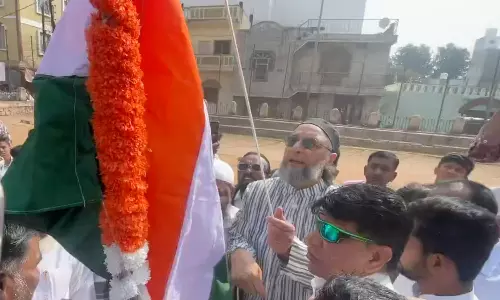Owaisi Unfurls Tricolour Across Old City Venues