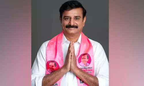 Complaint Against BRS MLA Kotha Prabhakar Reddy for Unfurling Flag Upside Down