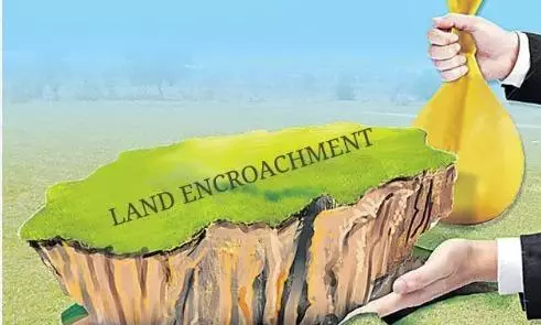 Tension Flares Up Over Land Encroachment at Tellapur Tension Flares Up Over Land Encroachment at Tellapur