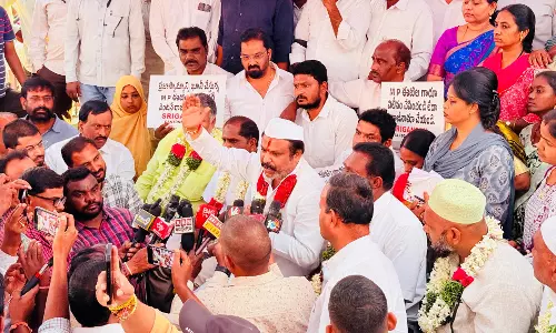 Cantonment MLA Sriganesh Ends Fast, to Continue Fight