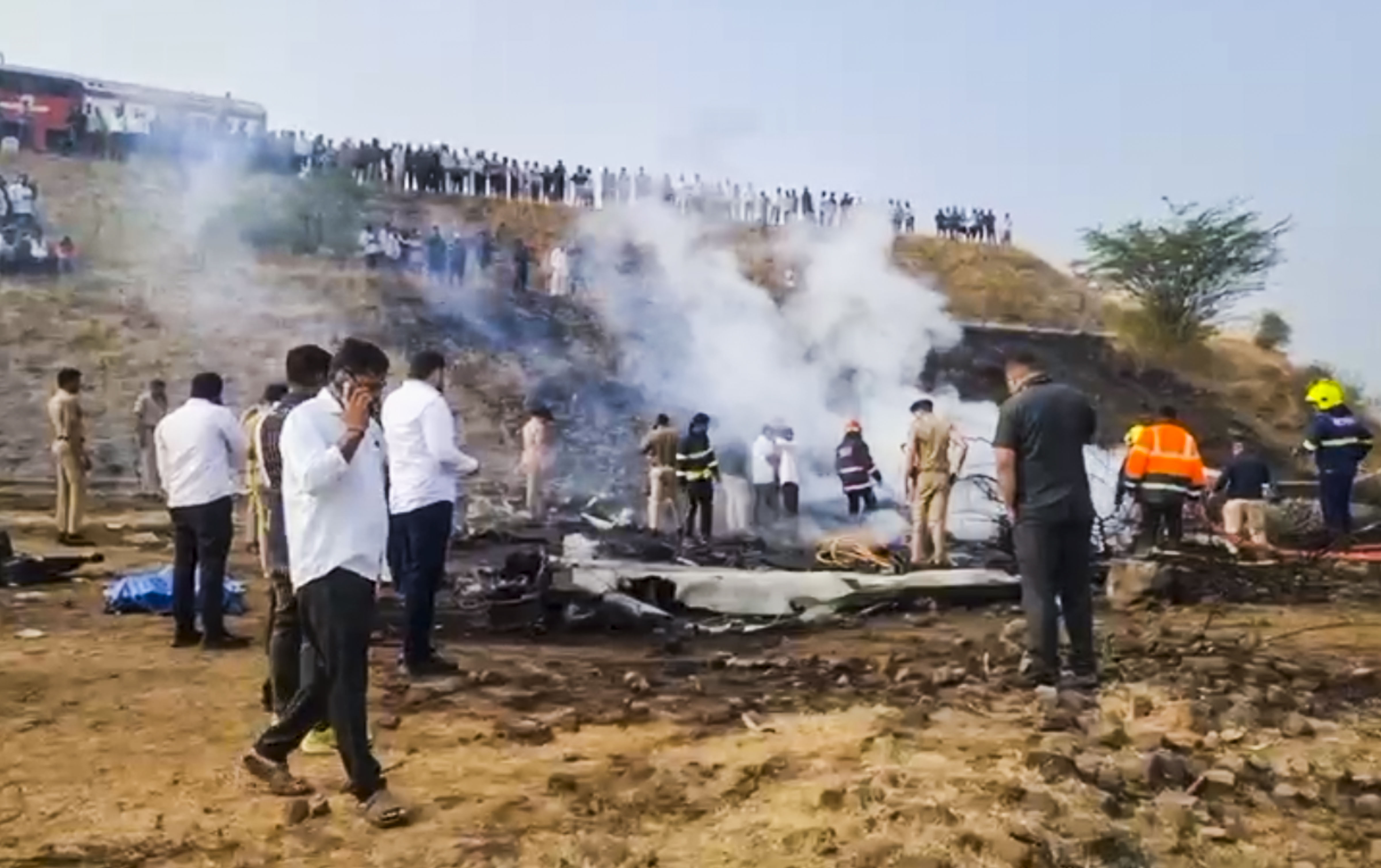 Ajit Pawar's Plane Caught Fire, Exploded Multiple Times After Crash: Eyewitnesses