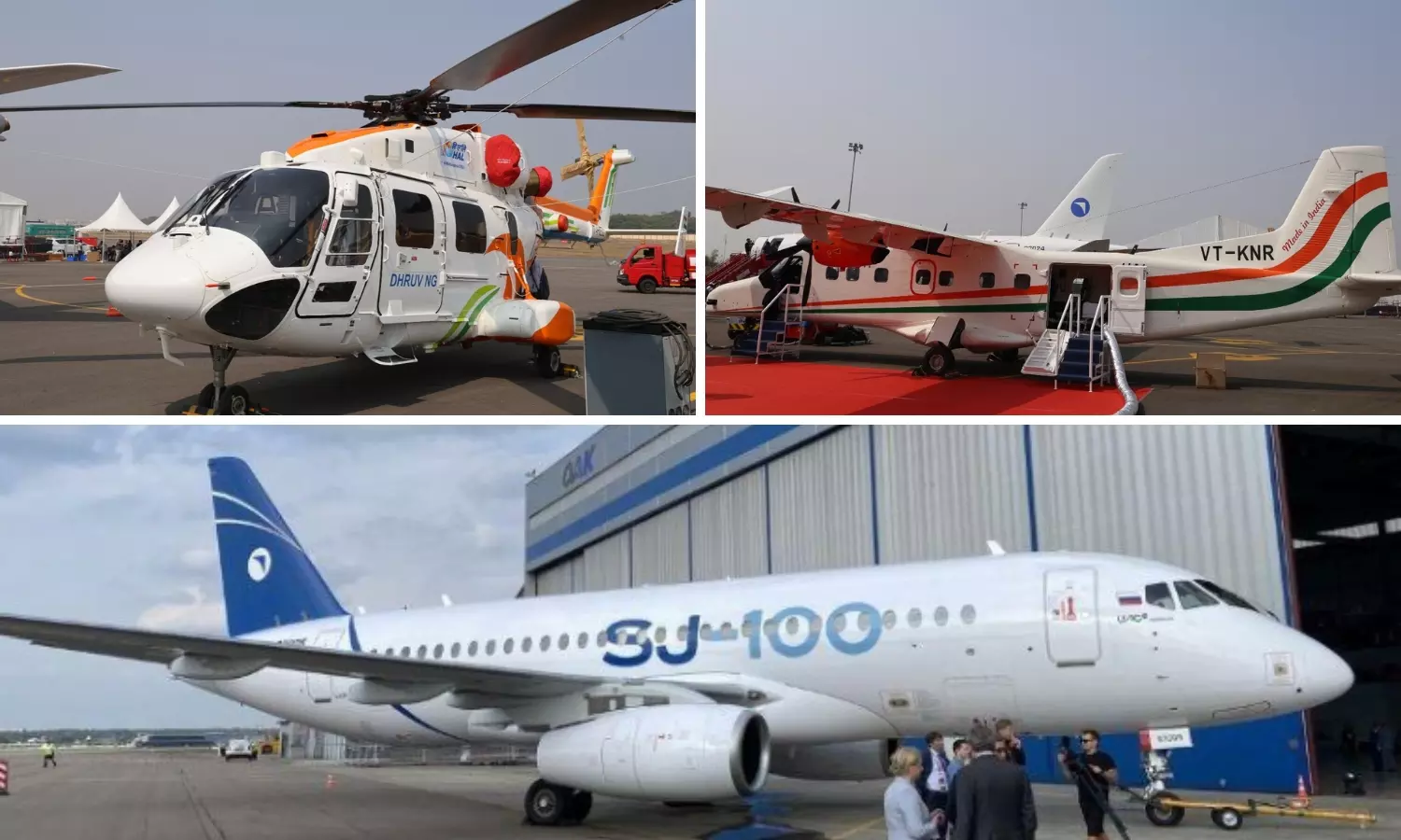 HAL Targets Civil Aviation Growth With Dhruv NG And SJ-100 HAL Targets Civil Aviation Growth With Dhruv NG And SJ-100