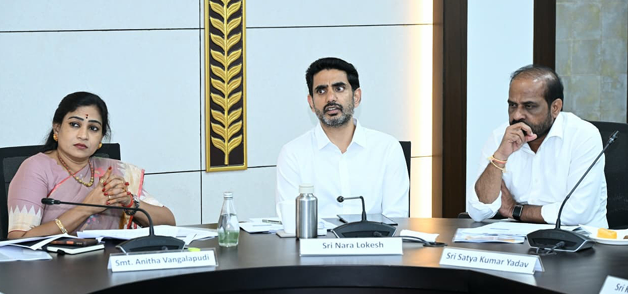 Lokesh advised officials to study the regulations in countries like Singapore, Australia, Malaysia and France vis-à-vis children’s access to social media