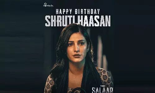 Salaar Makers Celebrate Shruti Haasan’s Birthday With a Striking New Poster