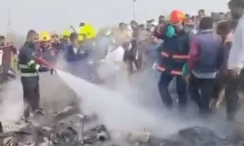 Ajit Pawars Plane Crashed after Losing Control, Caught Fire and Exploded: Eyewitnesses