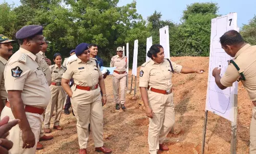 Nellore District SP Takes Part in Annual Firing Practice