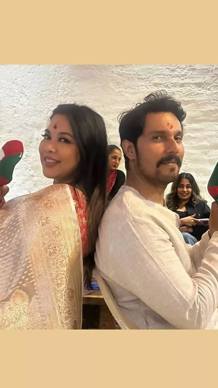 In Pictures: Randeep Hooda & Lin Laishram Celebrate Their New Arrival