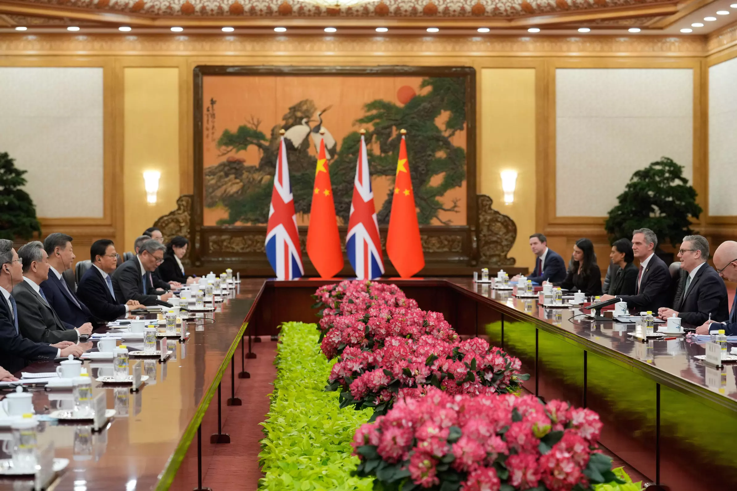 British PM Starmer Meets with Chinese President Xi Jinping British PM Starmer Meets with Chinese President Xi Jinping