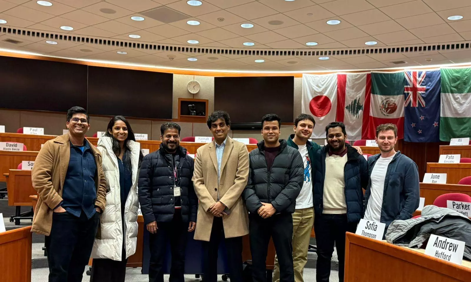 CM Revanth Urges HBS Indian Students To Contribute to Growth Story of Telangana CM Revanth Urges HBS Indian Students To Contribute to Growth Story of Telangana