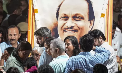 LIVE: Ajit Pawars Mortal Remains to be Carried in Rath