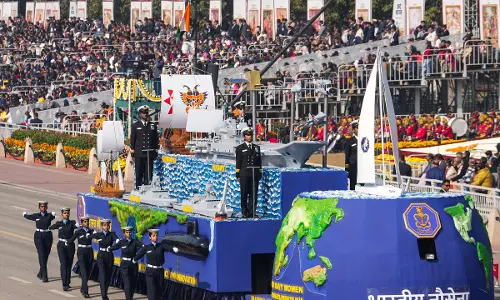 R-Day Parade: Navy Wins Best Marching Contingent Award, Maharashtra Tops Tableau Category