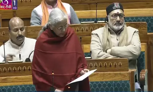 FM Nirmala Sitharaman Tables Economic Survey for FY 2025-26