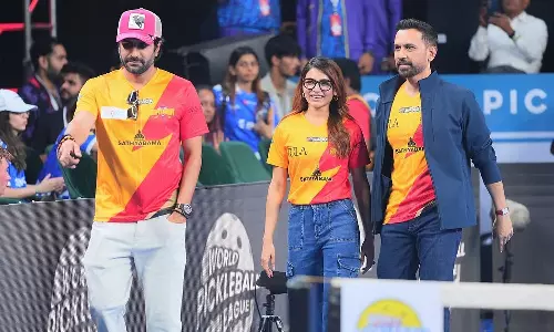 Samantha, Raj Nidimoru Share Fun Moments at Pickleball Event