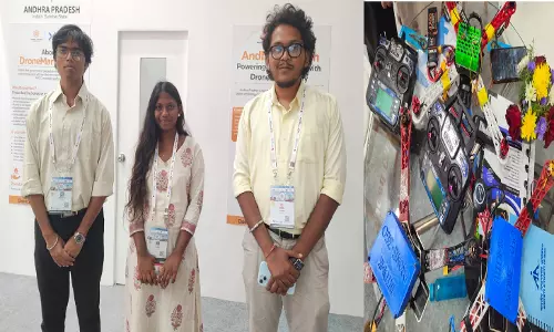 Wings India 2026: IIIT Kurnool Students Showcase Drone Prototypes For Aviation