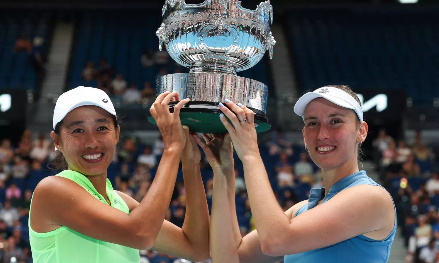 Mertens and Zhang win Australian Open Womens Doubles Title
