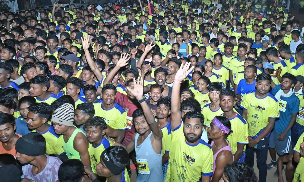 Surrendered Maoists Join Global Runners In Bastar