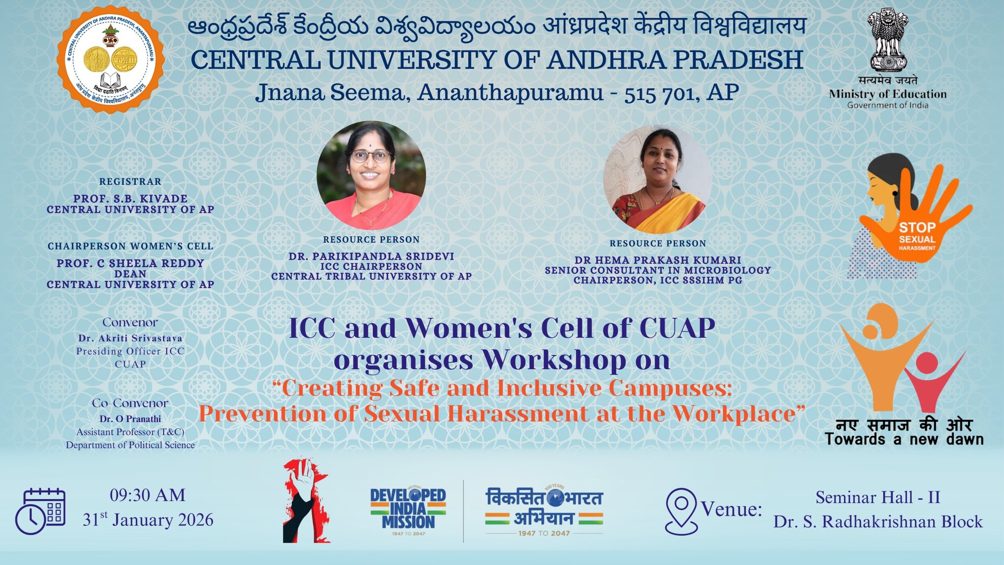 CUAP Workshop on Sexual Harassment Prevention