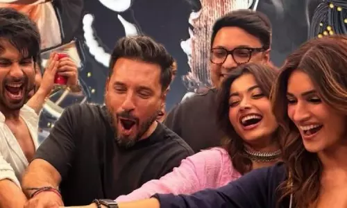 Shahid, Rashmika, Kriti Party After Cocktail 2 Wrap