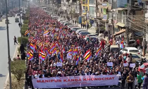 COCOMI Hosts Massive Rally In Imphal To Protect Territorial Integrity Of Manipur