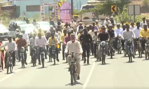 Environment Friendly e-Cycles-A Boon To Women In Kuppam: CM