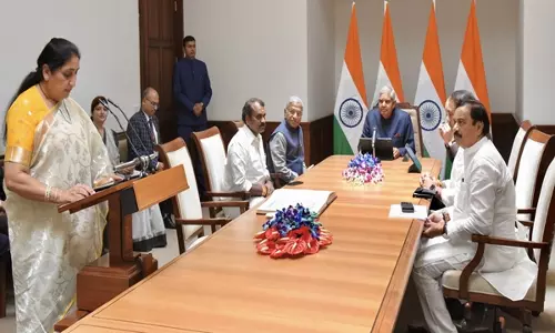 Sunetra Pawar Sworn In As Maharashtra Deputy Chief Minister Sunetra Pawar Sworn In As Maharashtra Deputy Chief Minister