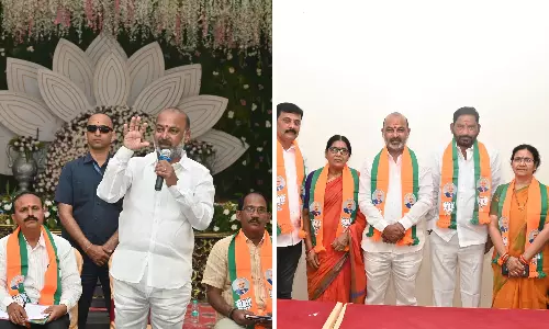 Bandi Confident BJP Will Win Mayor, 3 Municipal Chairman Posts in Karimnagar Bandi Confident BJP Will Win Mayor, 3 Municipal Chairman Posts in Karimnagar