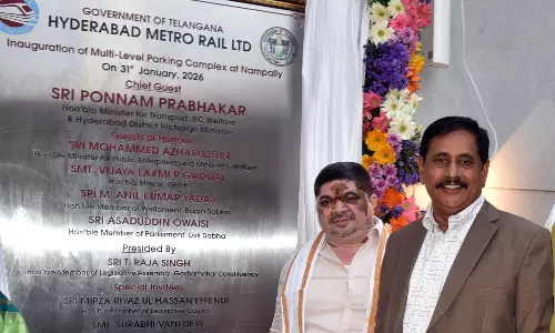 Multi-level  Parking Complex Opens in Nampally
