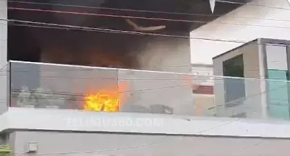 YSRCP Leaders House Vandalised, Set on Fire in Andhra YSRCP Leaders House Vandalised, Set on Fire in Andhra