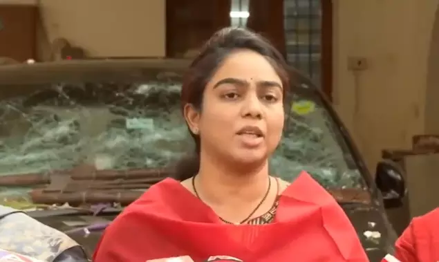 Ambati’s Daughter Asks Dy CM to Own Up Responsibility for Attack on Their House