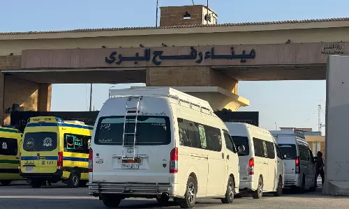 Gazas Rafah Border Crossing With Egypt Reopens for Limited Traffic
