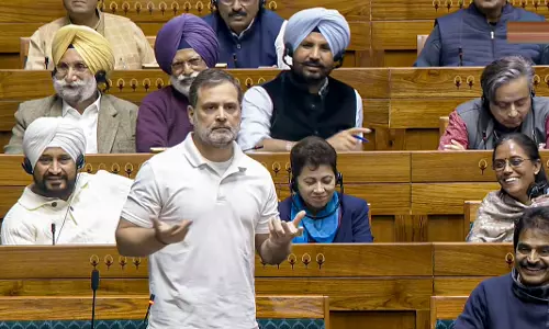 Rahul, Rajnath Clash in LS Over Gen Naravanes Unpublished Memoir Rahul, Rajnath Clash in LS Over Gen Naravanes Unpublished Memoir