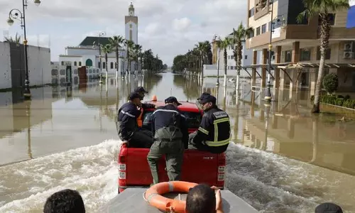 Morocco Evacuates 50,000 As flooding Threatens City After Weeks Of Heavy Rain Morocco Evacuates 50,000 As flooding Threatens City After Weeks Of Heavy Rain