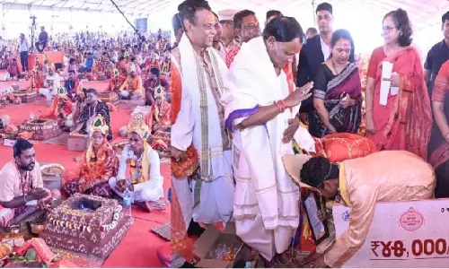 Odisha CM Launches Mukhyamantri Kanya Bibaha Yojana; 200 Couples Wed At Taratarini Temple