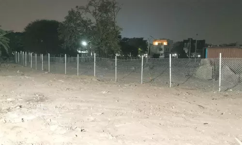 HYDRAA Clears Septic Tank Encroachments, Fences Four Acres of Govt Land in Hyderabad