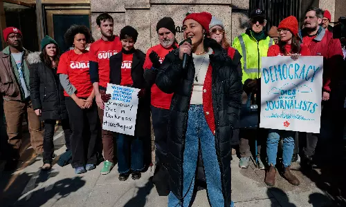 Save The Post: Hundreds Protest Cuts At The Washington Post