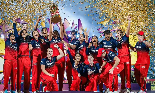 Keeping The RCB Flag Flying High: Virat on 2nd WPL Title Win Keeping The RCB Flag Flying High: Virat on 2nd WPL Title Win