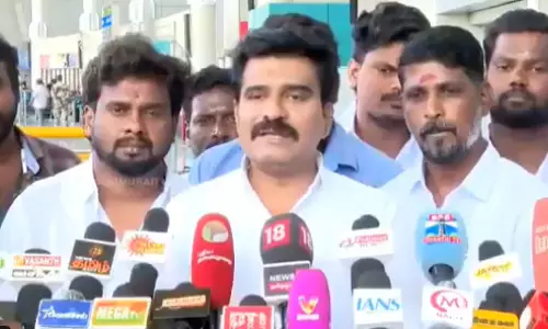 Heavy rush to buy TVK forms by poll aspirants