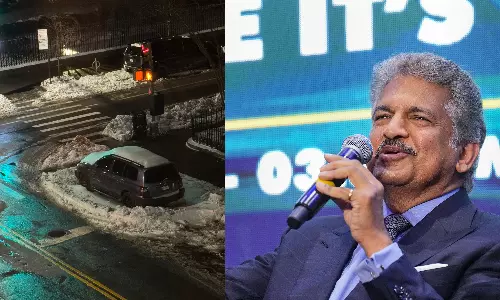 Anand Mahindra Flags New York’s Deep Freeze with Striking Photograph